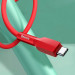 Baseus Silica Gel USB-C Cable (CATGJ-A09) - USB-C кабел за устройства с USB-C порт (200 см) (червен) 4