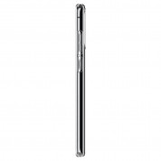 Spigen Liquid Crystal Case - тънък качествен силиконов (TPU) калъф за Samsung Galaxy Note 20 (прозрачен)  7