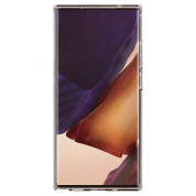 Spigen Liquid Crystal Case - тънък качествен силиконов (TPU) калъф за Samsung Galaxy Note 20 Ultra (прозрачен)  7