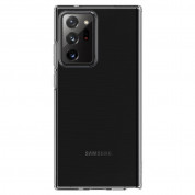 Spigen Liquid Crystal Case - тънък качествен силиконов (TPU) калъф за Samsung Galaxy Note 20 Ultra (прозрачен) 