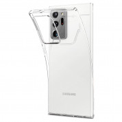 Spigen Liquid Crystal Case - тънък качествен силиконов (TPU) калъф за Samsung Galaxy Note 20 Ultra (прозрачен)  15