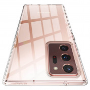 Spigen Liquid Crystal Case - тънък качествен силиконов (TPU) калъф за Samsung Galaxy Note 20 Ultra (прозрачен)  13