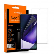 Spigen Neo FLEX HD Screen Protector - 2 броя защитно покритие с извити ръбове за целия дисплей на Samsung Galaxy Note 20 Ultra