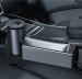 Baseus Deluxe Metal Armrest Console Organizer - органайзер за автомобил с възможност за свързване към зарядно за кола и два USB-A изхода (сребрист) 13