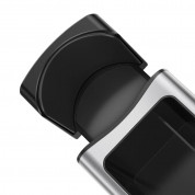 Baseus Deluxe Metal Armrest Console Organizer - органайзер за автомобил с възможност за свързване към зарядно за кола и два USB-A изхода (сребрист) 3