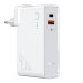 Baseus GaN Charger 45W Power Bank (PPNLD-H02) - външна батерия 10000 mAh и захранване за ел. мрежа с USB-A и USB-C изходи и технология за бързо зареждане (бял) 1