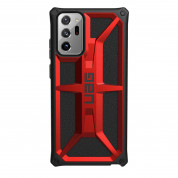 Urban Armor Gear Monarch - удароустойчив хибриден кейс за Samsung Galaxy Note 20 Ultra (черен-червен)