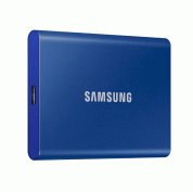 Samsung Portable SSD T7 2TB USB 3.2 - преносим външен SSD диск 2TB (син)	 2
