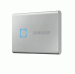 Samsung Portable SSD T7 Touch 500GB USB 3.2 - преносим външен SSD диск 500GB с пръстов отпечатък и парола за сигурност (сребрист)	 4