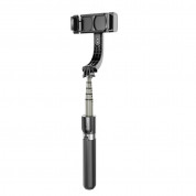 Gimbal Stabilizer Selfie Stick Tripod L08 -  захващащ стабилизатор за смартфони с възможност за трипод и селфи стик (бял) 11