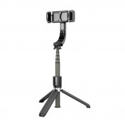 Gimbal Stabilizer Selfie Stick Tripod L08 -  захващащ стабилизатор за смартфони с възможност за трипод и селфи стик (бял) 6