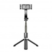 Gimbal Stabilizer Selfie Stick Tripod L08 -  захващащ стабилизатор за смартфони с възможност за трипод и селфи стик (бял) 5