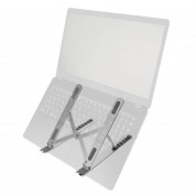 4smarts Foldable Aluminium Stand for Laptops - сгъваема алуминиева поставка за MacBook и лаптопи до 17 инча (сребрист)