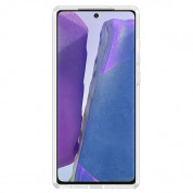 Samsung Clear Standing Cover EF-JN980CTEGEU - оригинален удароустойчив хибриден кейс с поставка за Samsung Galaxy Note 20 (прозрачен) 2
