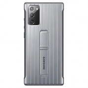 Samsung Protective Standing Cover EF-RN980CSEGEU - оригинален удароустойчив хибриден кейс с поставка за Samsung Galaxy Note 20 (сребрист)