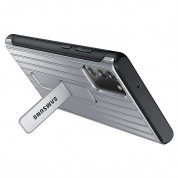 Samsung Protective Standing Cover EF-RN980CSEGEU - оригинален удароустойчив хибриден кейс с поставка за Samsung Galaxy Note 20 (сребрист) 5