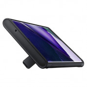 Samsung Protective Standing Cover EF-RN985CBEGEU - оригинален удароустойчив хибриден кейс с поставка за Samsung Galaxy Note 20 Ultra (черен) 3