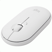 Logitech Pebble M350 Wireless Mouse - безжична мишка за PC и Mac (бял)  2