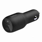 Belkin Boost Charge Dual USB-C 36W Car Charger (black)