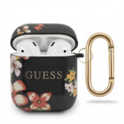 Guess Airpods Silicone Case Flower Collection No.3 (black)