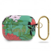 Guess Airpods Pro Silicone Case Flower Collection No.1 (green)