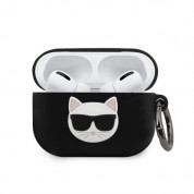 Karl Lagerfeld Airpods Pro Choupette Silicone Case for Apple Airpods Pro (black)