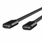 Belkin USB-C 3.1 to USB-C 100W Cable - USB-C към USB-C кабел за устройства с USB-C порт (100 см) (черен) 3