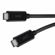 Belkin USB-C 3.1 to USB-C 100W Cable  (100 cm) (black) 1