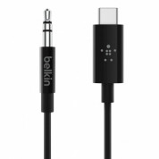 Belkin RockStar USB-C to 3.5 mm Audio Cable - USB-C към 3.5 мм аудио кабел (90 см) (черен)