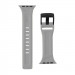 Urban Armor Gear Scout Strap - изключително здрава силиконова каишка за Apple Watch 42мм, 44мм, 45мм, Ultra 49мм (сив) 4
