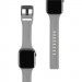 Urban Armor Gear Scout Strap - изключително здрава силиконова каишка за Apple Watch 42мм, 44мм, 45мм, Ultra 49мм (сив) 6
