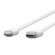 Belkin Mixit Boost Charge USB-C to Lightning Cable PD 18W - MFI сертифициран USB-C към Lightning кабел за Apple устройства с Lightning порт (120 см) (бял) 3