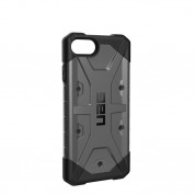 Urban Armor Gear Pathfinder Case - удароустойчив хибриден кейс за iPhone SE (2020), iPhone 8, iPhone 7, iPhone 6S, iPhone 6 (сив) 5