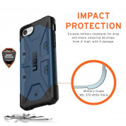 Urban Armor Gear Pathfinder Case - удароустойчив хибриден кейс за iPhone SE (2020), iPhone 8, iPhone 7, iPhone 6S, iPhone 6 (тъмносин) 8