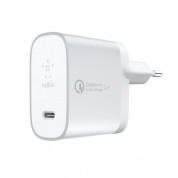 Belkin Boost Charge 27W Quick Charge 4+ - захранване за ел. мрежа с USB-C изход, технология за бързо зареждане и USB-C към USB-C кабел (сребрист) 1