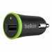 Belkin Micro Car Charger 2.4A - зарядно за кола с USB изход и отделен microUSB кабел за мобилни устройства (черен) 2