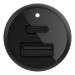 Belkin Boost Charge Dual 30W Car Charger - зарядно за кола с USB-C и USB изходи за зареждане на мобилни устройства с USB-C (черен)  2
