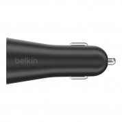 Belkin Boost Up Dual USB-A Car Charger & USB Lightning Cable - зарядно за кола с 2xUSB изходa (4.8A) и Lightning кабел за iPhone, iPad и iPod с Lightning порт (черен)  4