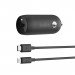 Belkin Boost Charge 18W USB-C Car Charger - зарядно за кола с USB-C изход и USB-C към Lightning кабел (черен) 1