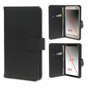 4smarts Universal Flip Case UltiMAG URBAN Lite L - кожен калъф с поставка и отделение за кр. карта за смартфона до 5.8 инча (черен)