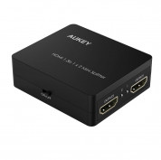 AUKEY HA-H01 1x2-Port HDMI 1.3b Mini Splitter with 3D and 1080p Support - Split One HDMI Signal to Two HDMI Displays! 1