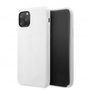 Vennus Silicone Case Lite - силиконов (TPU) калъф за iPhone SE (2022), iPhone SE (2020) (бял)