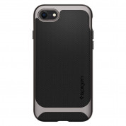 Spigen Neo Hybrid Case - хибриден кейс с висока степен на защита за iPhone SE (2020), iPhone 8, iPhone 7 (черен-сив) 1