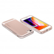 Spigen Neo Hybrid Case - хибриден кейс с висока степен на защита за iPhone SE (2022), iPhone SE (2020), iPhone 8, iPhone 7 (бледорозов) 3