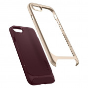 Spigen Neo Hybrid Case for iPhone SE (2022), iPhone SE (2020), iPhone 8, iPhone 7 (burgundy) 7