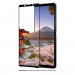 Eiger 3D Glass Edge to Edge Full Screen Tempered Glass - калено стъклено защитно покритие с извити ръбове за целия дисплея на Sony Xperia 1 II (черен-прозрачен) 4