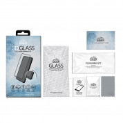 Eiger 3D Glass Edge to Edge Full Screen Tempered Glass - калено стъклено защитно покритие с извити ръбове за целия дисплея на OnePlus 8 (черен-прозрачен) 1