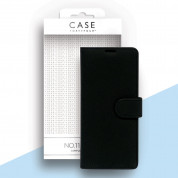 Case FortyFour No.11 Case - кожен калъф с поставка за Samsung Galaxy Note 20 Ultra (черен)