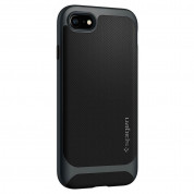 Spigen Neo Hybrid Case - хибриден кейс с висока степен на защита за iPhone SE (2020), iPhone 8, iPhone 7 (тъмносив) 2
