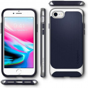 Spigen Neo Hybrid Case for iPhone SE (2022), iPhone SE (2020), iPhone 8, iPhone 7 (satin silver) 1
